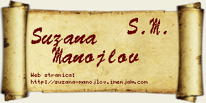 Suzana Manojlov vizit kartica